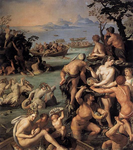 Pearl Fishermen, c.1570 - c.1572 - Алессандро Аллори