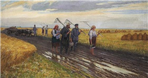Going home after harvesting - Ivan Tvorozhnikov