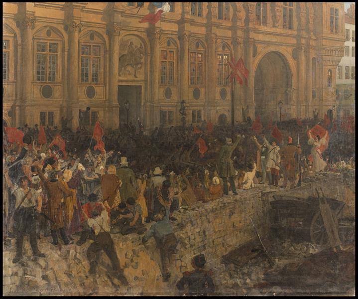 Proclamation of the Republic on February 24, 1848, c.1902 - Жан-Поль Лоран
