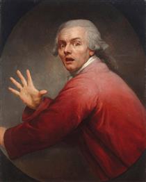 Self-portrait in Surprise and Terror - Joseph Ducreux