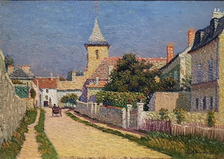 Rue de Moustier à Thorigny, 1888 - Léo Gausson