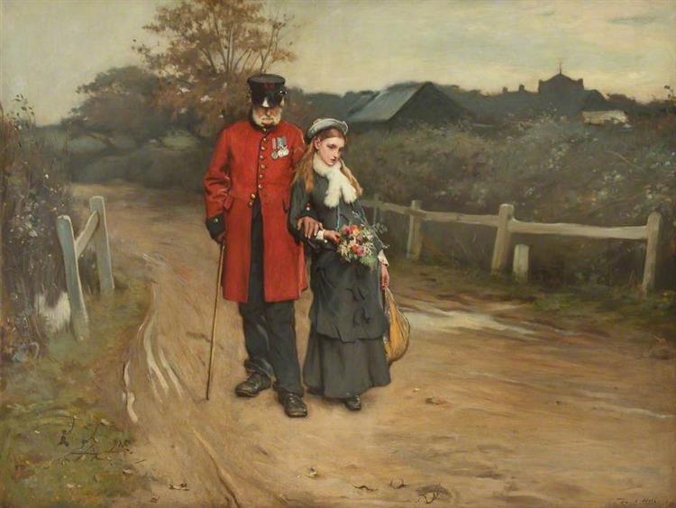 Going Home, 1877 - Frank Holl