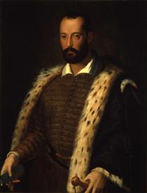 Portrait of Francesco I De' Medici - Алессандро Аллори