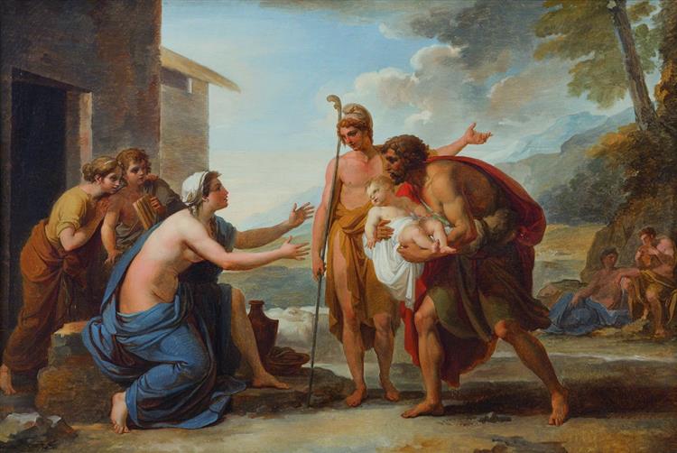 Paris with the shepherds (Paris saved by Agelaus), 1796 - 1803 - Vincenzo Camuccini