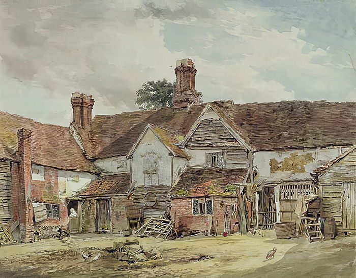 Old farm buildings, c.1815 - William Henry Hunt