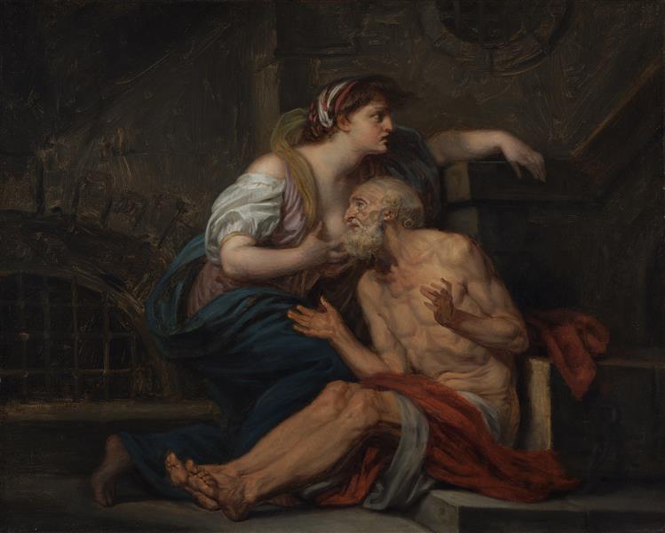 Roman Charity, c.1767 - Jean-Baptiste Greuze