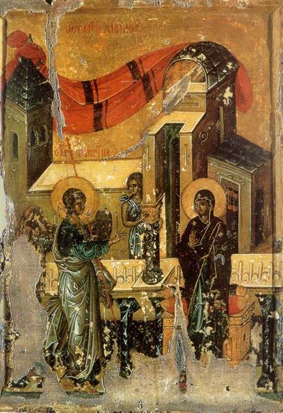 Annunciation, c.1300 - c.1375 - Orthodox Icons