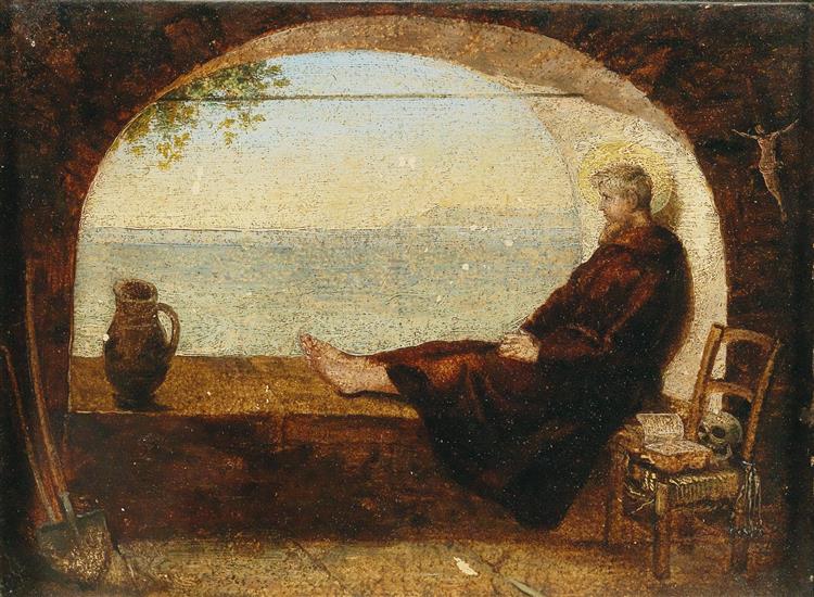 A Monk in the Window, c.1830 - Peter Fendi