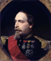 Portrait of Napoleon III - Адольф Ивон