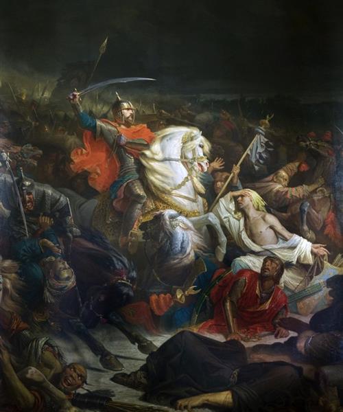 Dmitry Donskoy in the Battle of Kulikovo, 1849 - Адольф Ивон