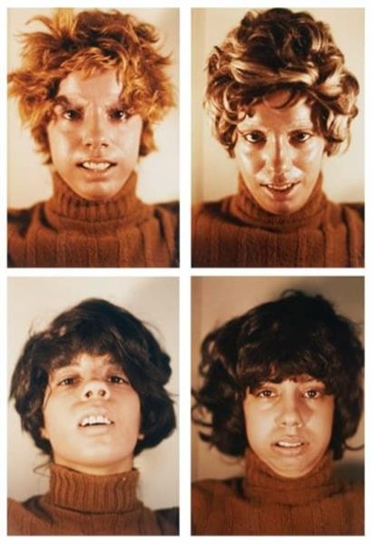 Untitled (Facial Cosmetic Variations), 1972 - Ana Mendieta