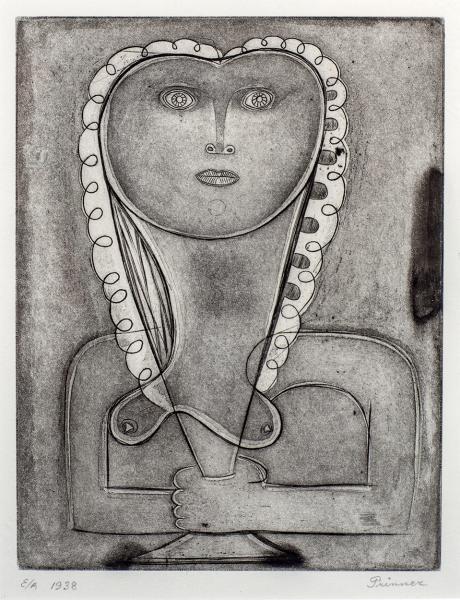 Femme À La Lampe, 1938 - Anton Prinner
