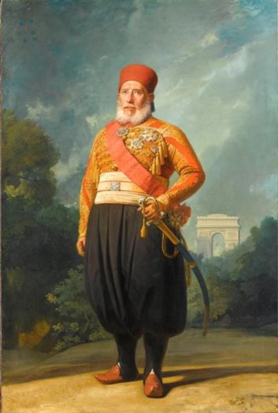 Portrait D'Ibrahim Pacha, 1846 - Charles-Philippe Lariviere