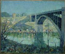 Spring Night, Harlem River - Ernest Lawson