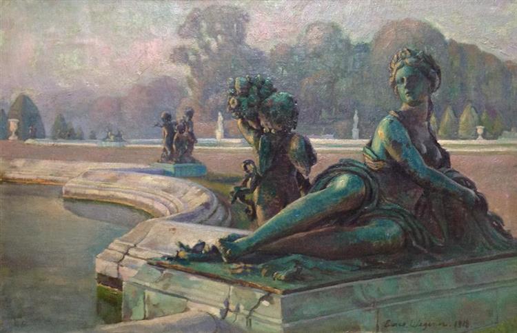 Jardin de Versailles, 1918 - Lili Elbe