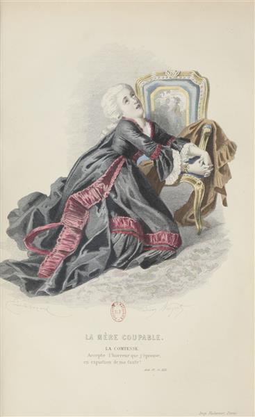 The countess of Almaviva, from ''The guilty mother'', 1876 - Émile Bayard