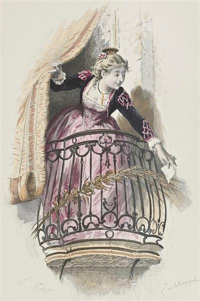 Rosine, from ''The Barber of Seville'', 1876 - Émile Bayard