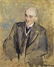 Study for a portrait of Henri Bergson (1859-1941) - Жак-Эмиль Бланш