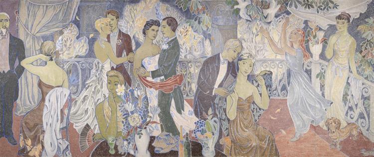Party in the City, 1947 - Туве Янссон