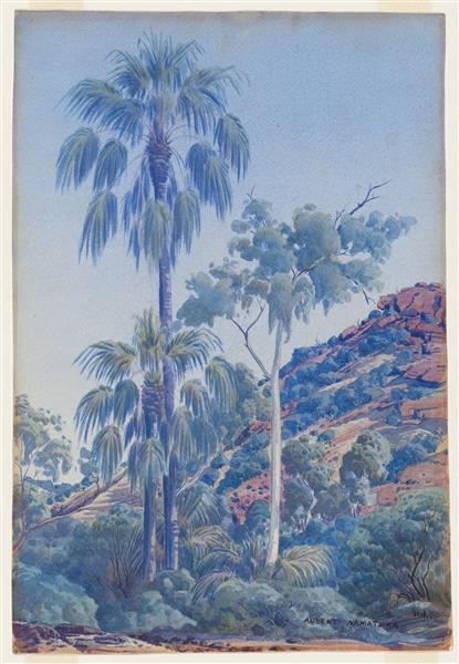 Palm Valley, c.1956 - Альберт Наматжира