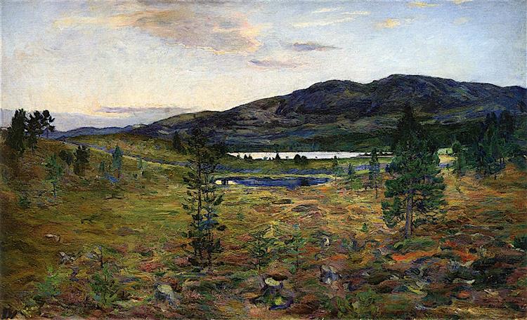 The Mountain Einundfjell, 1897 - Гарриет Баккер