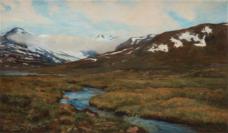 Mountain Landscape, 1898 - Китти Хьелланн