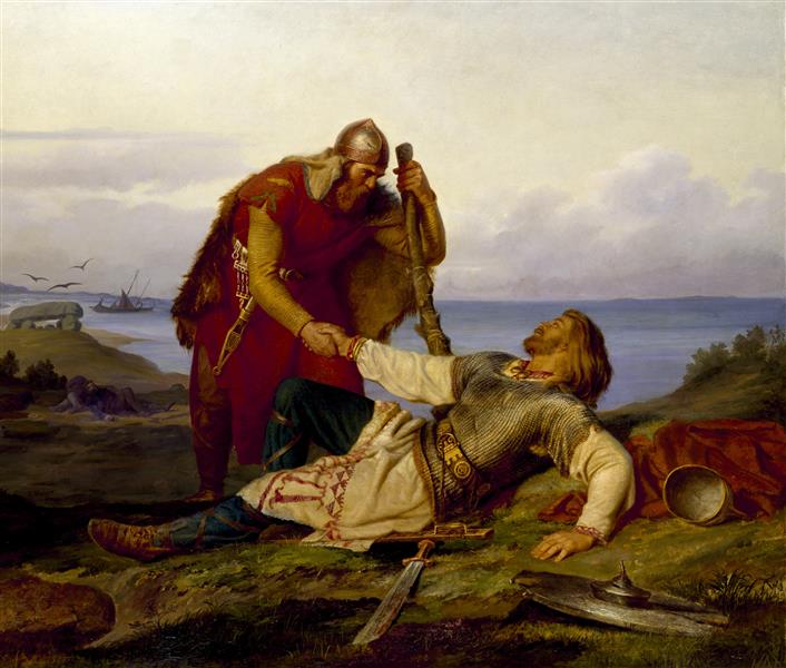 Hjalmar's Farewell To Orvar Odd After The Battle On Samsö, 1866 - Мортен Ескіль Вінге