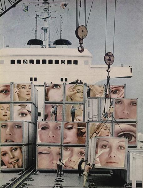 Cargo Cult (from the series Body Beautiful, Or Beauty Knows No Pain), c.1972 - Martha Rosler