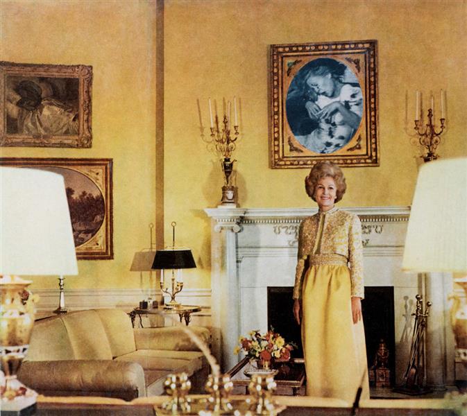 First Lady (Pat Nixon), from the series House Beautiful: Bringing the War Home, c.1967 - 1972 - Марта Рослер