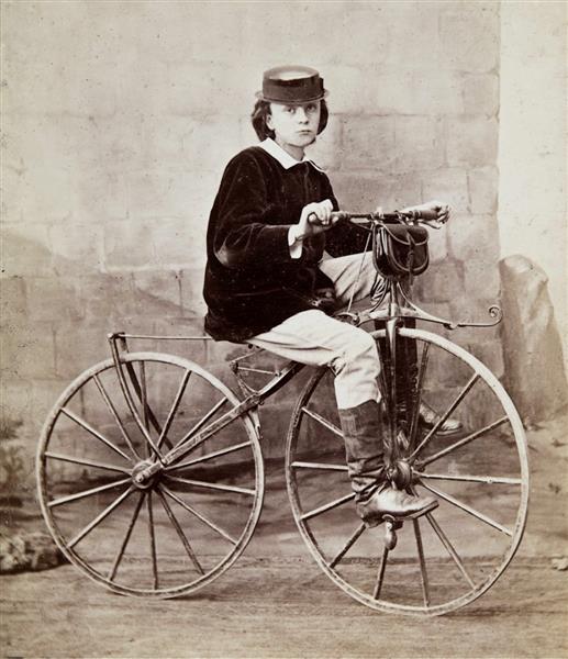 Paul Nadar À Vélo,, c.1866 - Надар