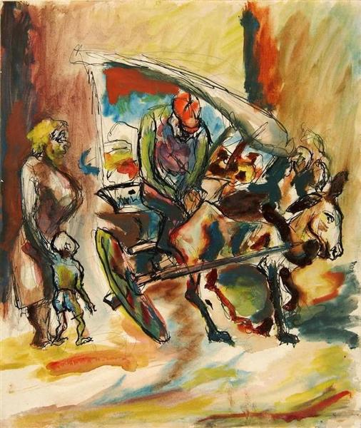 Peddler, c.1930 - 1935 - Jackson Pollock