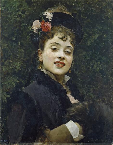 Model Aline Masson, c.1876 - 雷蒙多·马德拉索