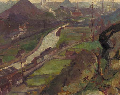 Mining District near Tilleur, c.1927 - Else Berg