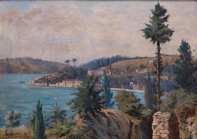 View of the Bosphorus, 1940 - Sevket Dag