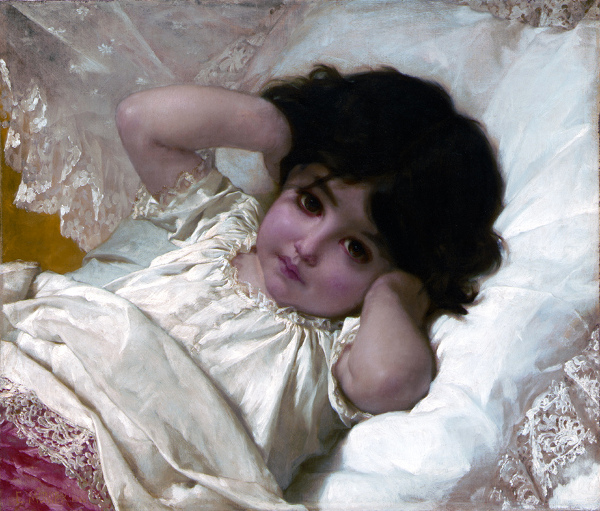 Portrait of Marie-Louise (artist's daughter, born in 1874), 1880 - Émile Munier