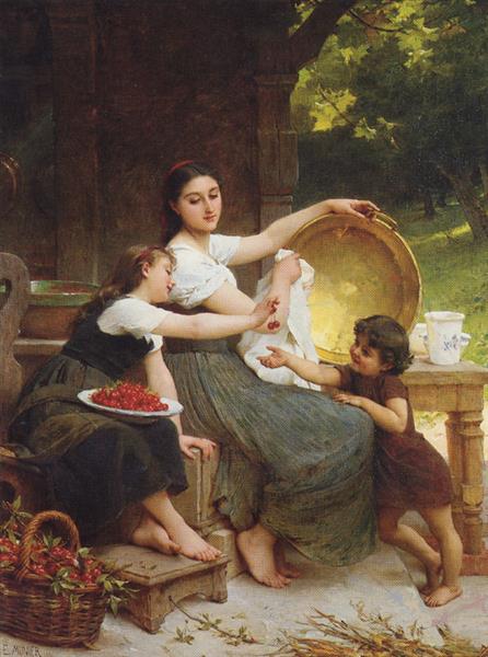 The jams, 1891 - Émile Munier