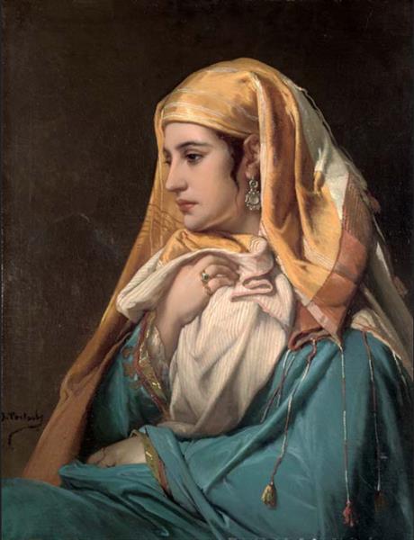 Oriental Woman, c.1877 - Жан-Франсуа Портальс