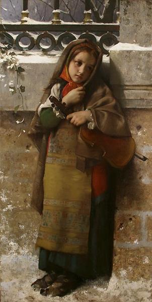 Away from Home, 1879 - Léon Perrault
