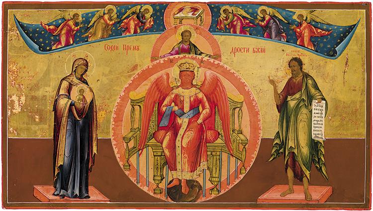 Holy Wisdom, c.1850 - Orthodox Icons
