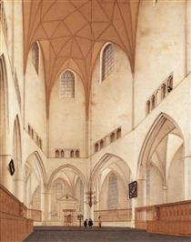 Interior of the Church of St Bavo at Haarlem - Pieter Jansz. Saenredam