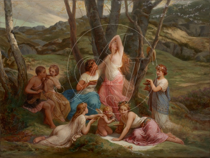Nymphs, 1881 - Анри-Пьер Пику