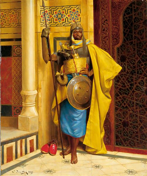 The Nubian Palace Guard - Людвиг Дойч