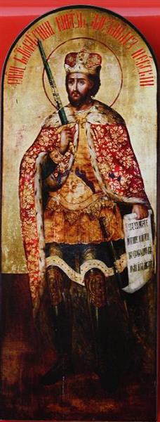 Saints Alexander Nevsky, c.1700 - Orthodox Icons