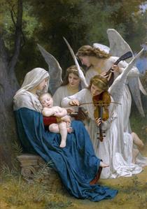 The Virgin with Angels - Адольф Вільям Бугро