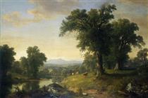 A Pastoral Scene - Asher Brown Durand