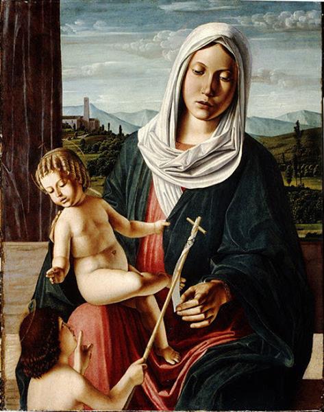 Madonna and Child with the Infant Saint John the Baptist - Michele da Verona
