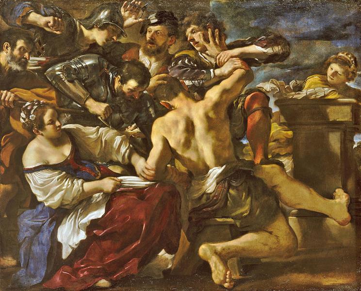 Samson Captured by the Philistines, 1619 - Гверчино