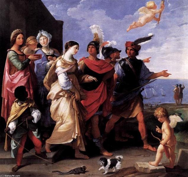 The abduction of Helena, 1632 - Гвидо Рени