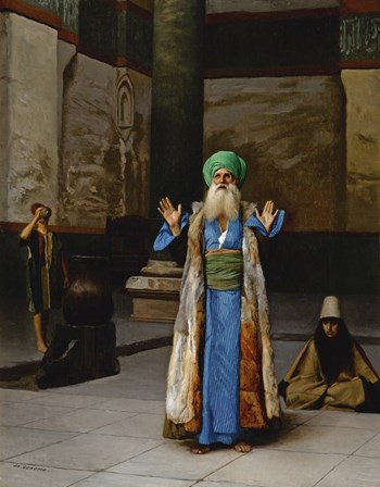 A Sultan at Prayer - Жан-Леон Жером