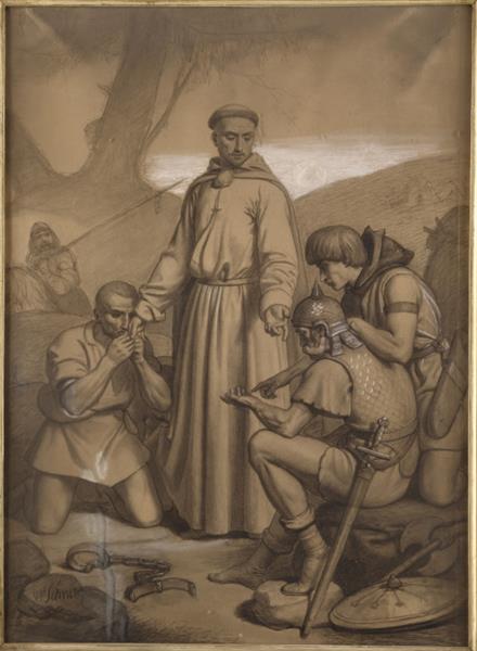 Saint Philibert redeeming the captives - Jean Victor Schnetz